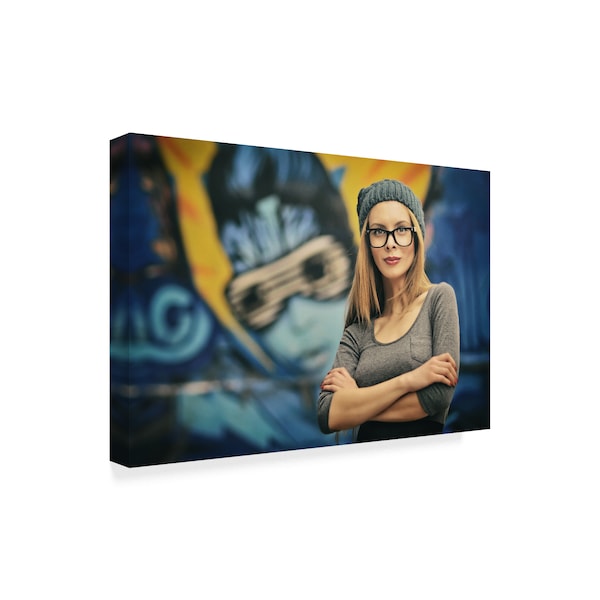 Knartist 'Glasses Graffiti' Canvas Art,12x19